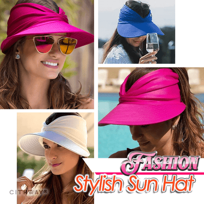 Sombrero visera de verano Cithway® con abertura para coleta