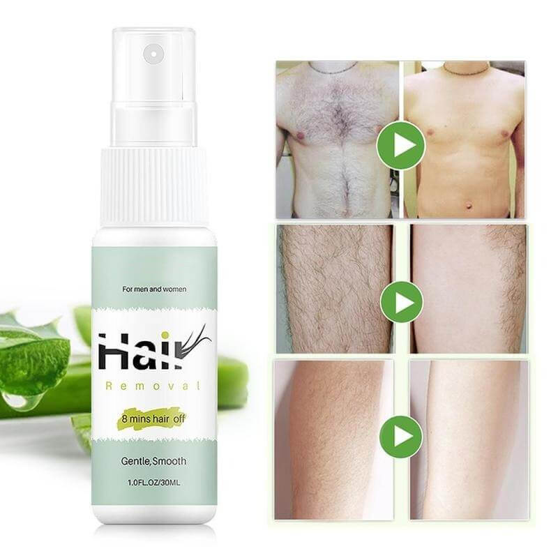 NaturiaGlow™ - Pain-Free Hair Removal Spray for Smooth, Bump-Free Skin