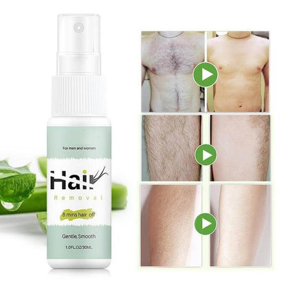 NaturiaGlow™ - Pain-Free Hair Removal Spray for Smooth, Bump-Free Skin