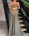 Avery | Vestido largo elegante sin tirantes