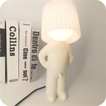 Lámpara de mesa con diseño inalámbrico LED divertido