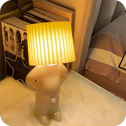 Lámpara de mesa con diseño inalámbrico LED divertido