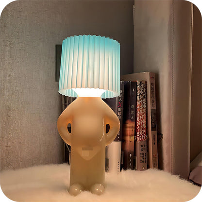 Lámpara de mesa con diseño inalámbrico LED divertido