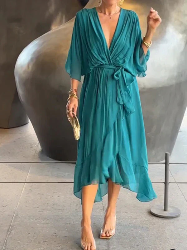 Ramila | Vestido Flowy con Escote en V