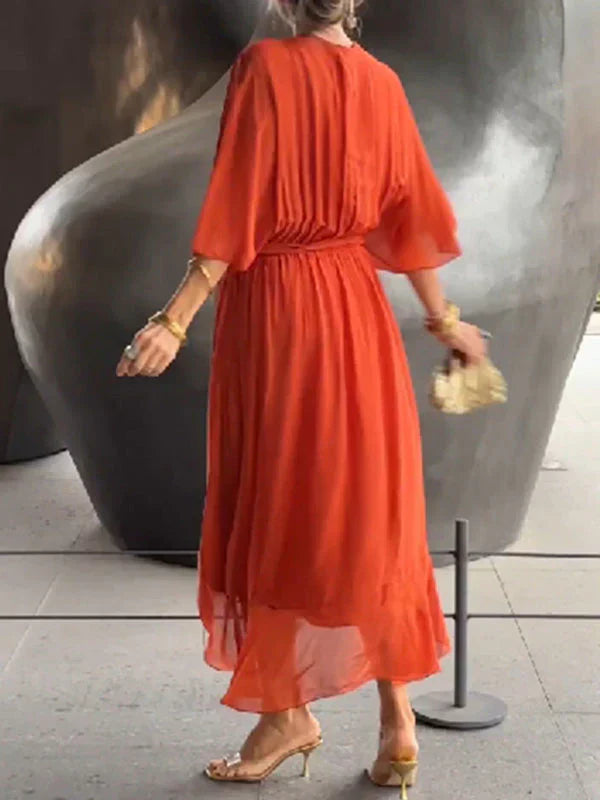 Ramila | Vestido Flowy con Escote en V