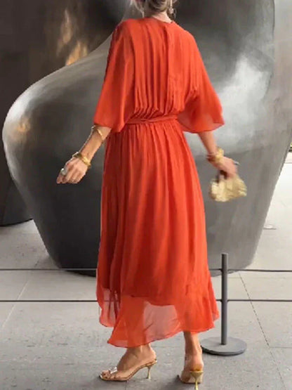 Ramila | Vestido Flowy con Escote en V