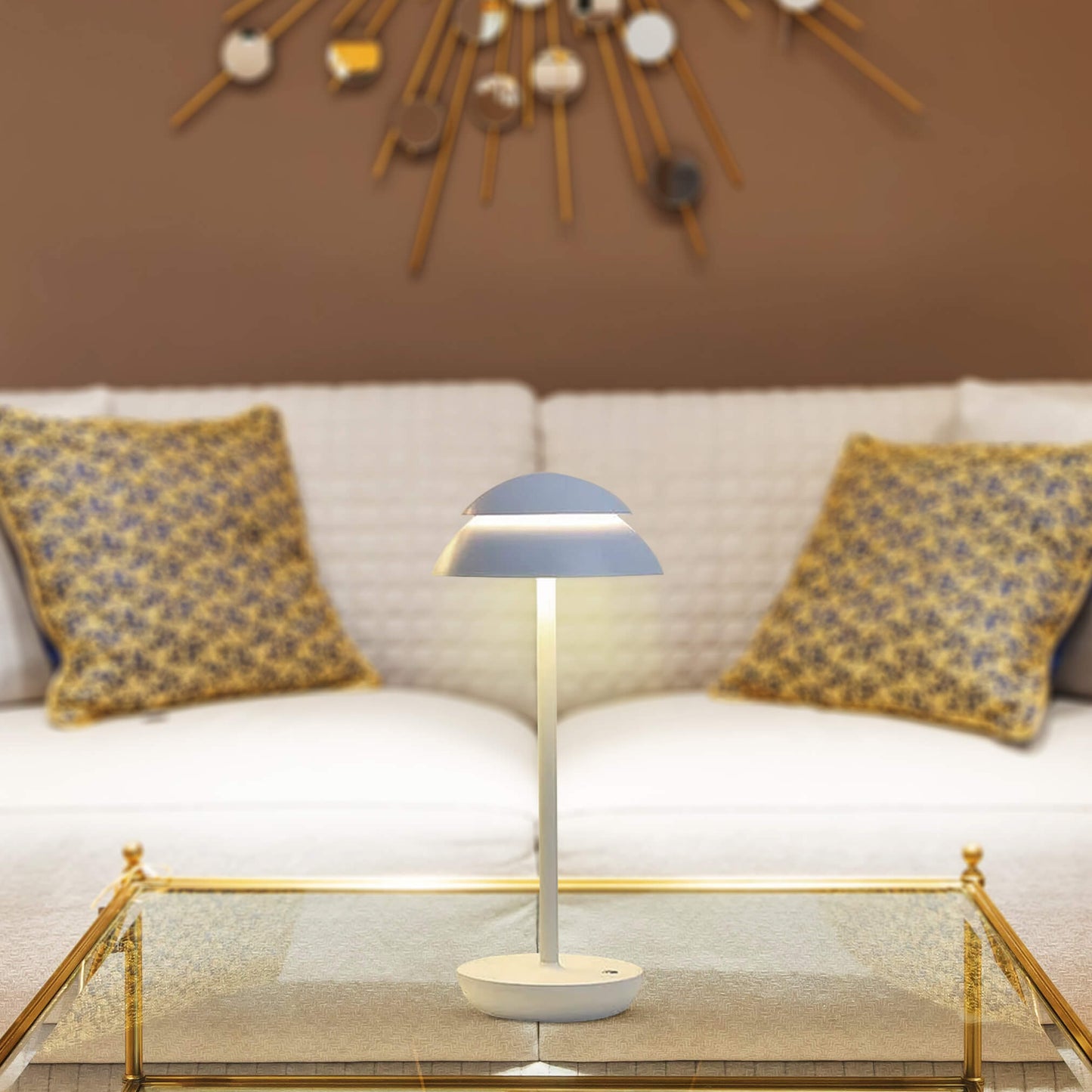 Table Lamp with Touch Control and LED Light