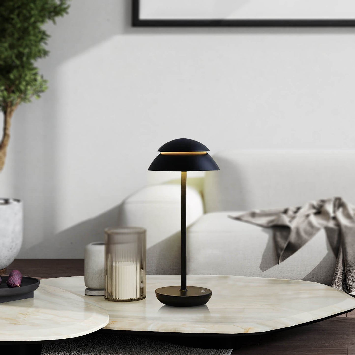 Table Lamp with Touch Control and LED Light