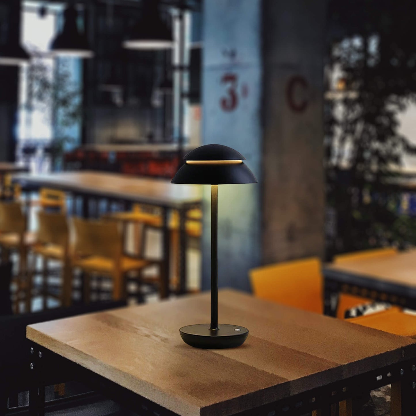 Table Lamp with Touch Control and LED Light