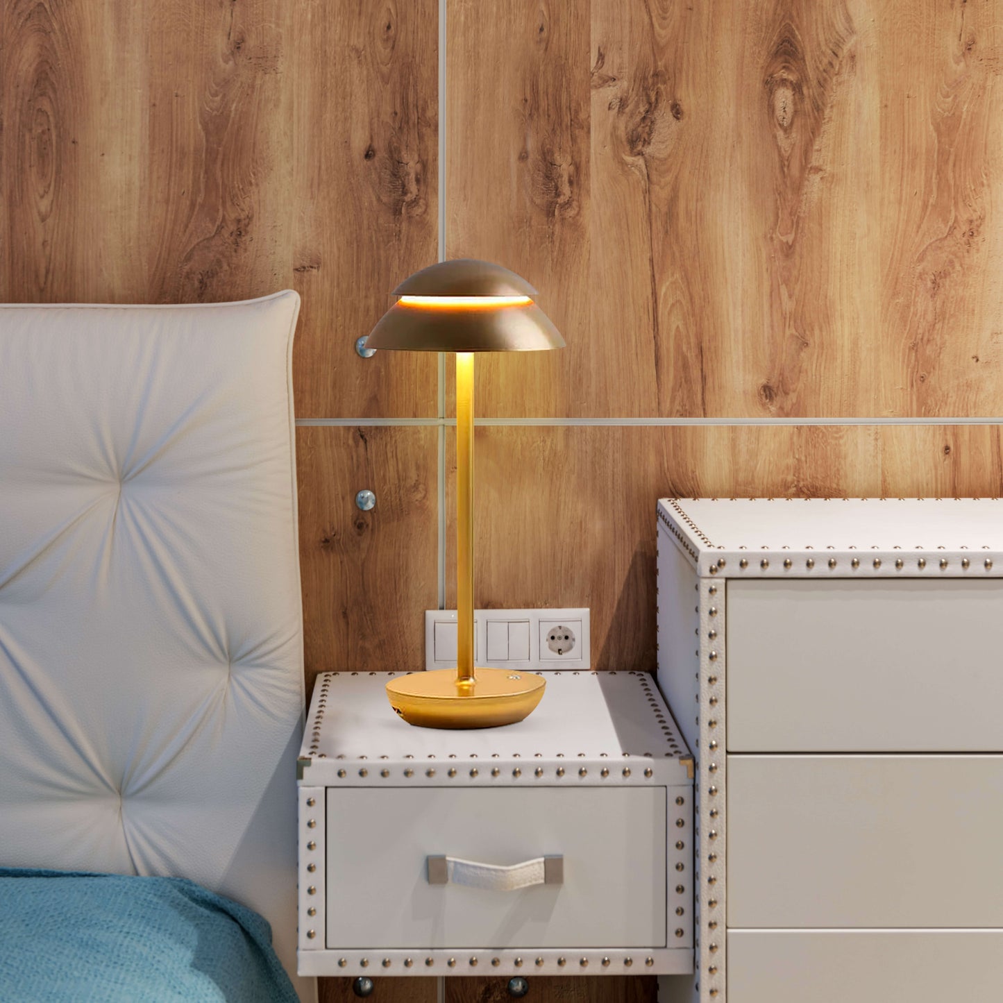 Table Lamp with Touch Control and LED Light