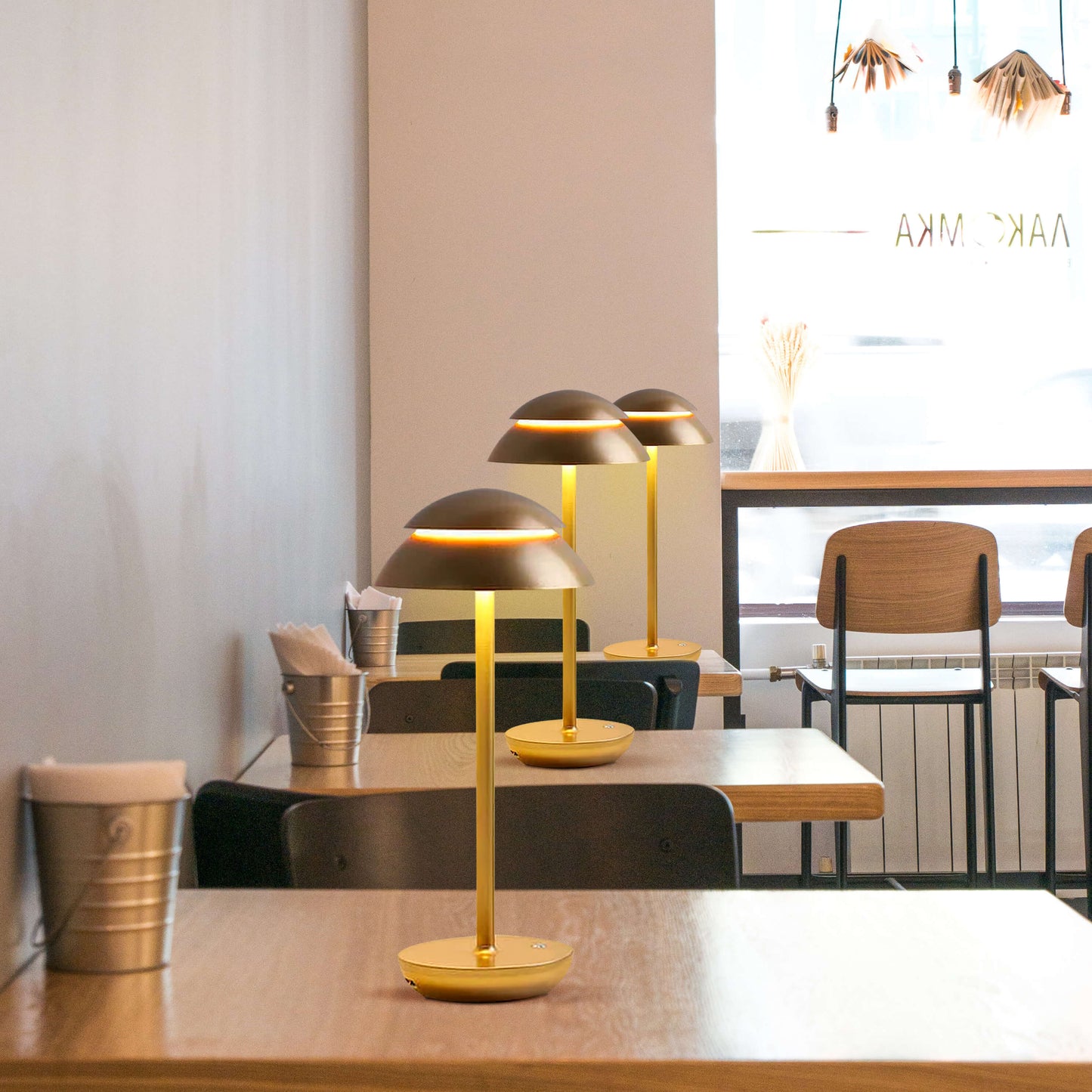 Table Lamp with Touch Control and LED Light