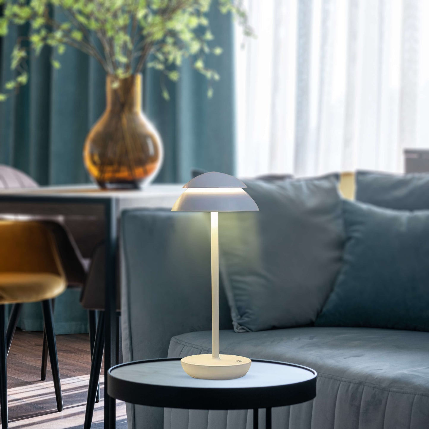 Table Lamp with Touch Control and LED Light