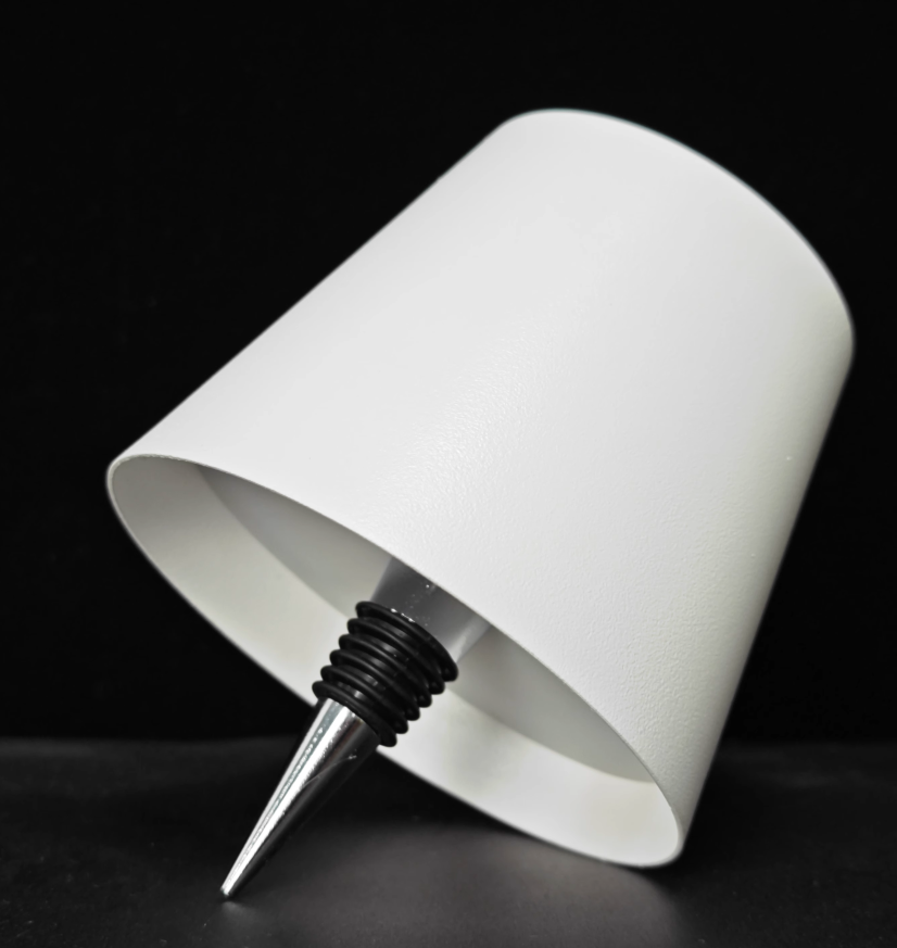 Pantalla de lámpara de mesa para botella de vino LED