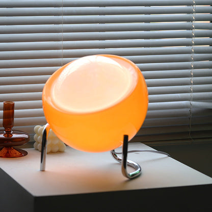 Glass Table Lamp with Retro Nordic Design