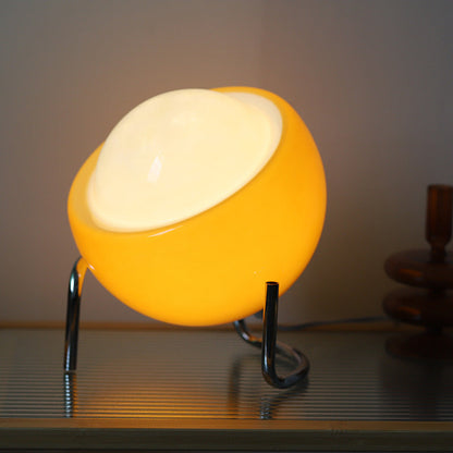 Glass Table Lamp with Retro Nordic Design