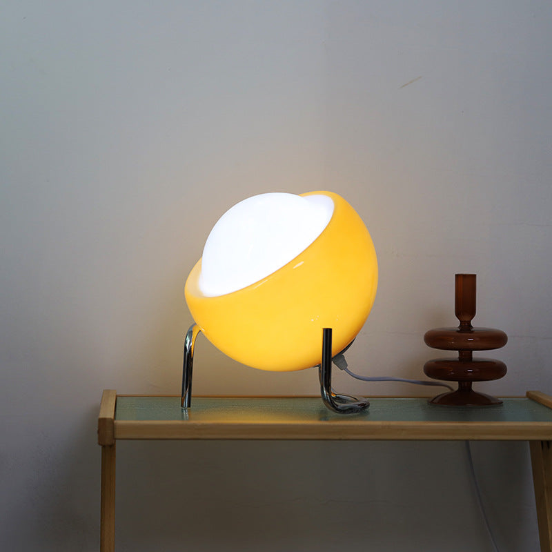 Glass Table Lamp with Retro Nordic Design
