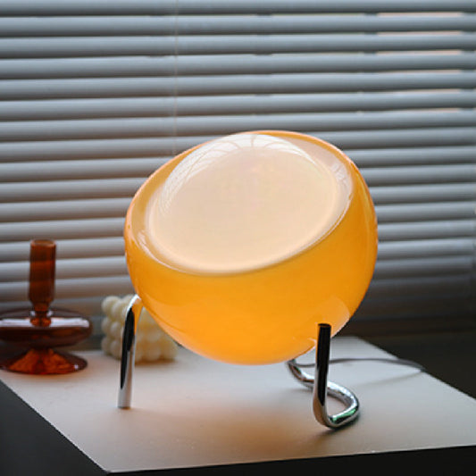 Glass Table Lamp with Retro Nordic Design