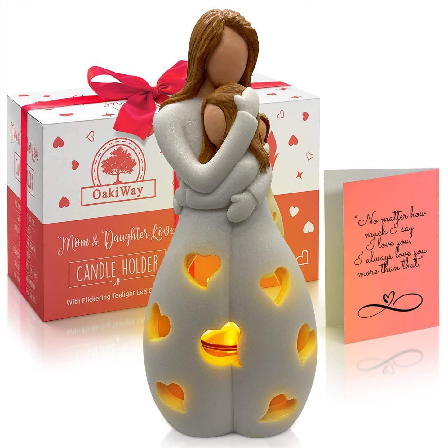 Lámpara de mesa con diseño romántico de resina