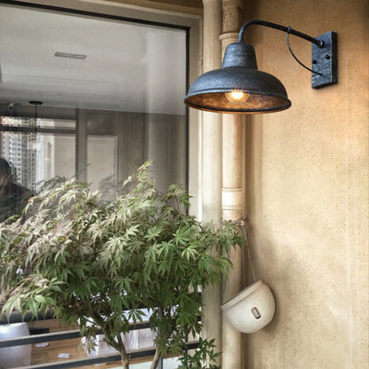 Wall Light Rustic Black Outdoor Lantern