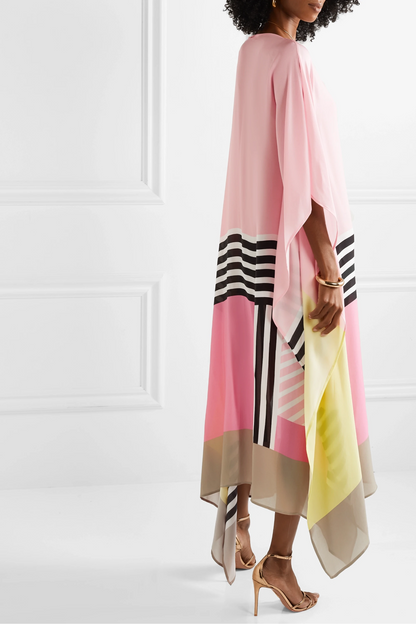 Rilinda | Kaftán elegante con estampado geométrico