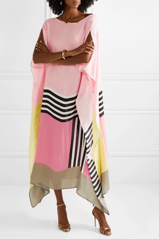 Rilinda | Elegant Kaftan With Geometric Print