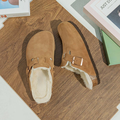 Soft Plush Slipper Clog with Warm Lining
