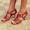 Annika | Sandalias de tacón cómodas