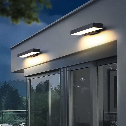 Lámpara de pared moderna para exterior con luz LED