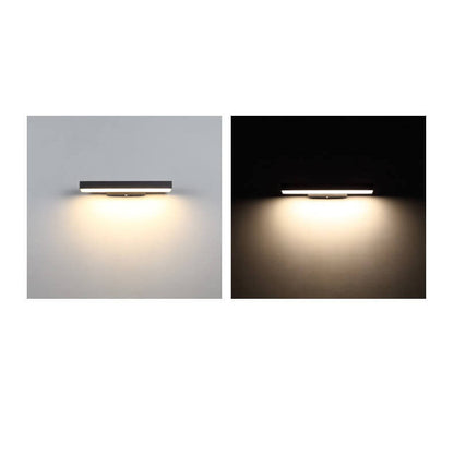 Lámpara de pared moderna para exterior con luz LED