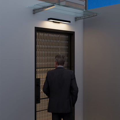 Lámpara de pared moderna para exterior con luz LED