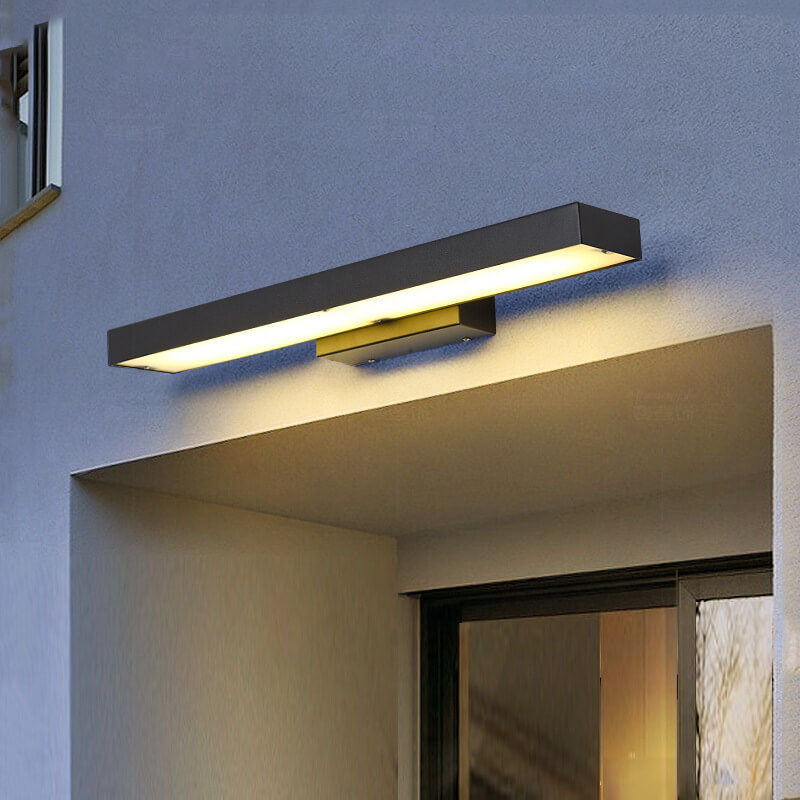 Lámpara de pared moderna para exterior con luz LED