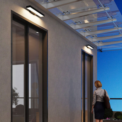 Lámpara de pared moderna para exterior con luz LED