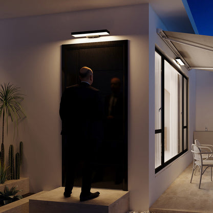 Lámpara de pared moderna para exterior con luz LED