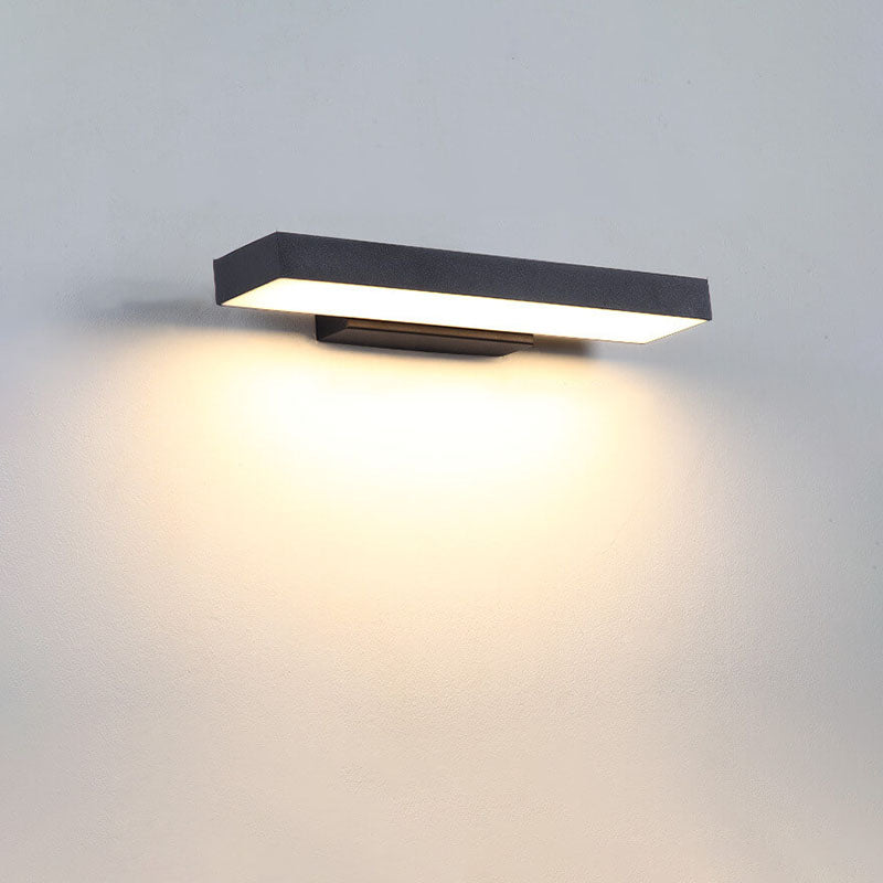 Lámpara de pared moderna para exterior con luz LED