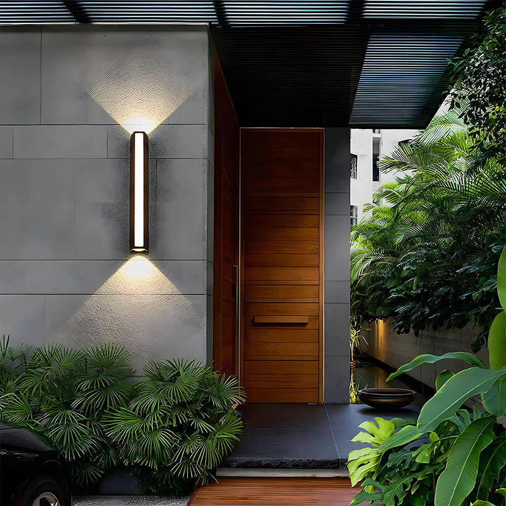 Lámpara de pared LED para exteriores moderna impermeable