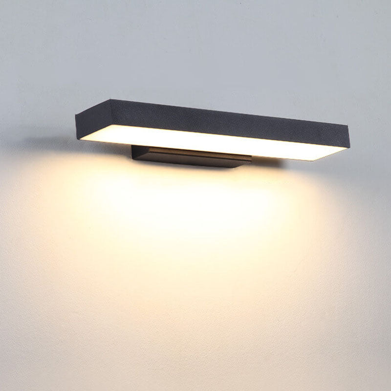 Lámpara de pared moderna para exterior con luz LED