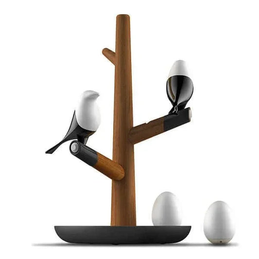 LED Table Lamp Wooden Sensor Night Light
