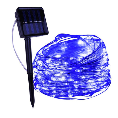 Luces de cadena para exteriores con energía solar