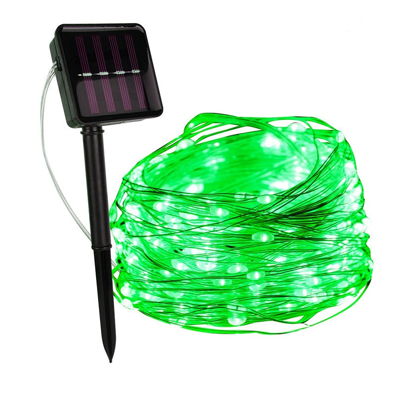 Luces de cadena para exteriores con energía solar