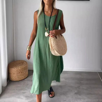 Melinda | Vestido sin mangas relajado