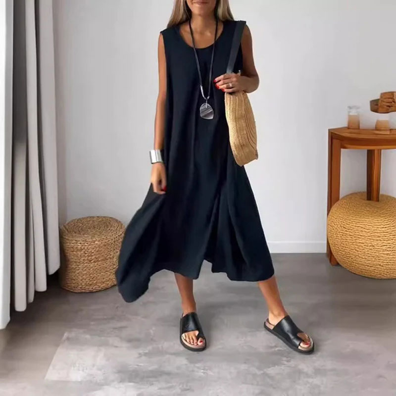 Melinda | Vestido sin mangas relajado