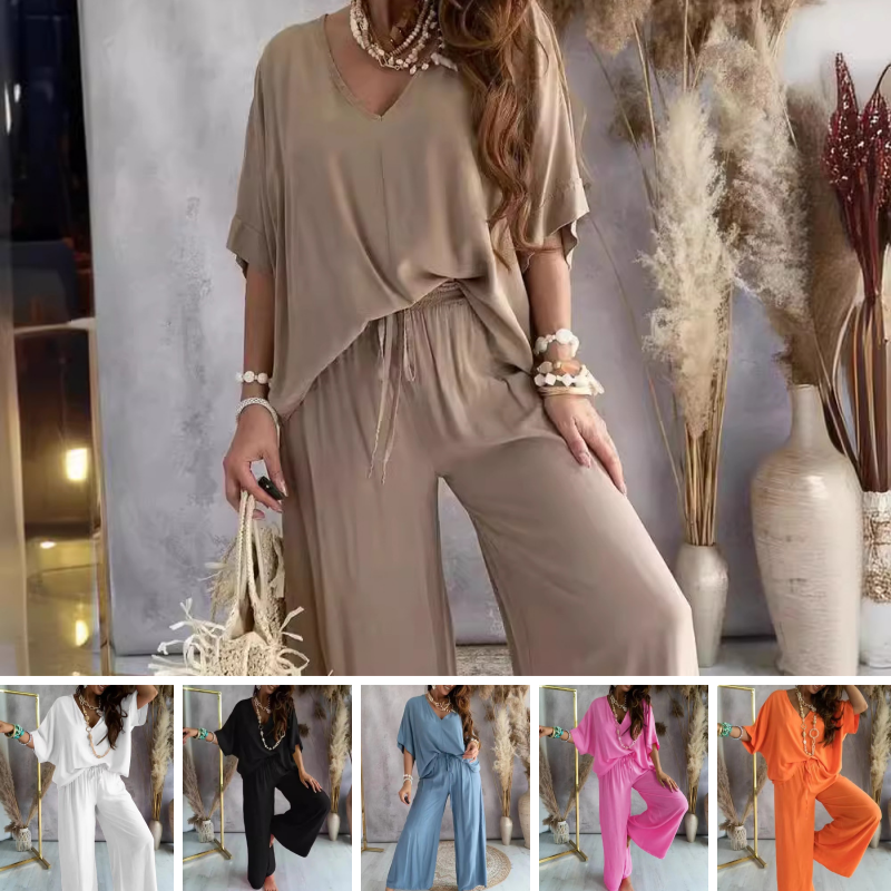 Isabella™ | Traje suelto, de color liso, casual para mujer – estilo y comodidad sin esfuerzo