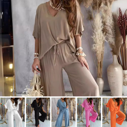 Isabella™ | Traje suelto, de color liso, casual para mujer – estilo y comodidad sin esfuerzo