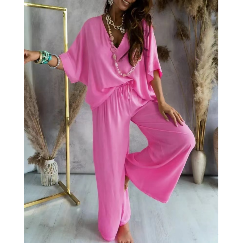 Isabella™ | Traje suelto, de color liso, casual para mujer – estilo y comodidad sin esfuerzo