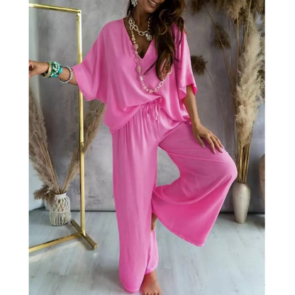 Isabella™ | Traje suelto, de color liso, casual para mujer – estilo y comodidad sin esfuerzo