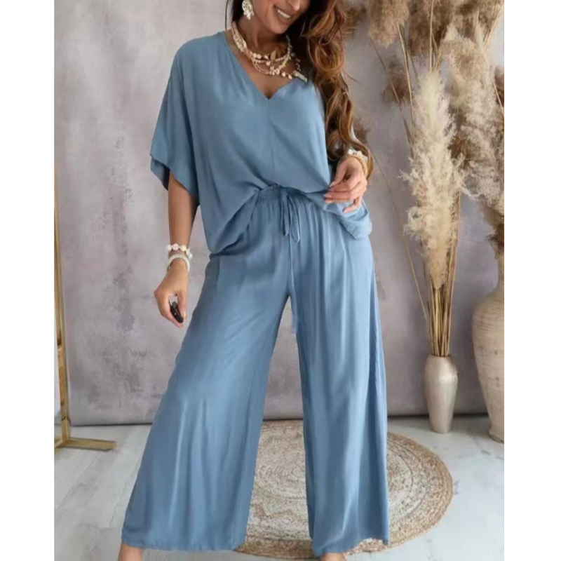 Isabella™ | Traje suelto, de color liso, casual para mujer – estilo y comodidad sin esfuerzo
