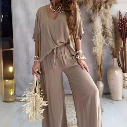 Isabella™ | Traje suelto, de color liso, casual para mujer – estilo y comodidad sin esfuerzo