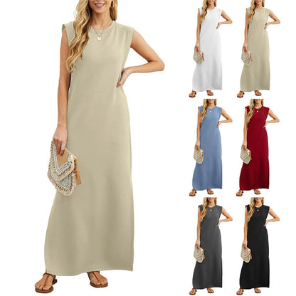 Kinsley | Vestido Maxi Casual Sin Mangas