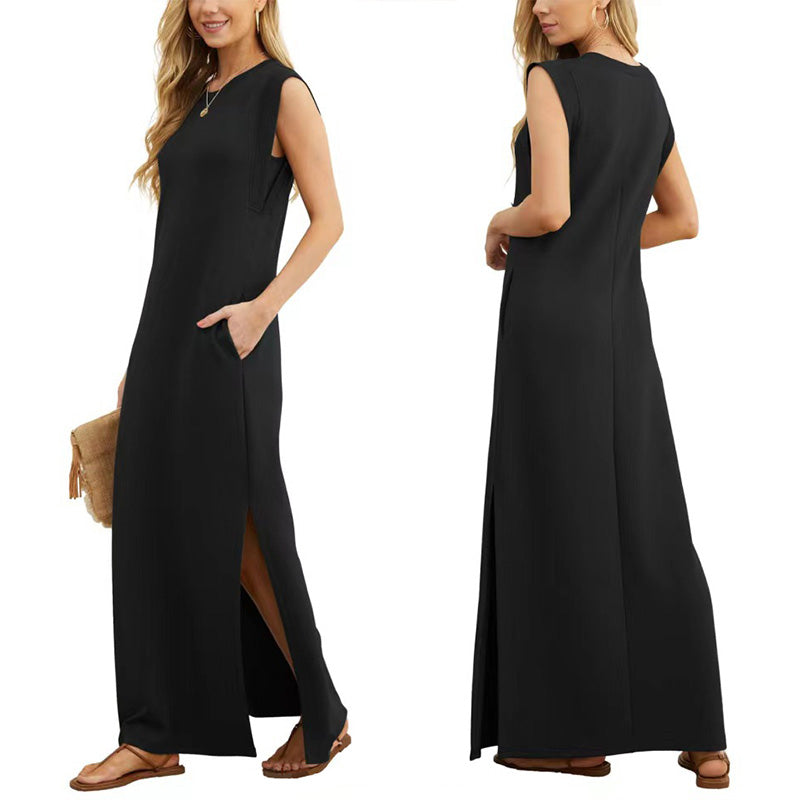 Kinsley | Vestido Maxi Casual Sin Mangas