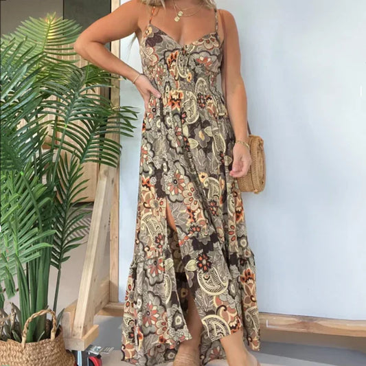 Lorraine - Vestido sexy con tirantes finos para mujer